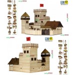 Castel Walachia - set constructie din lemn 